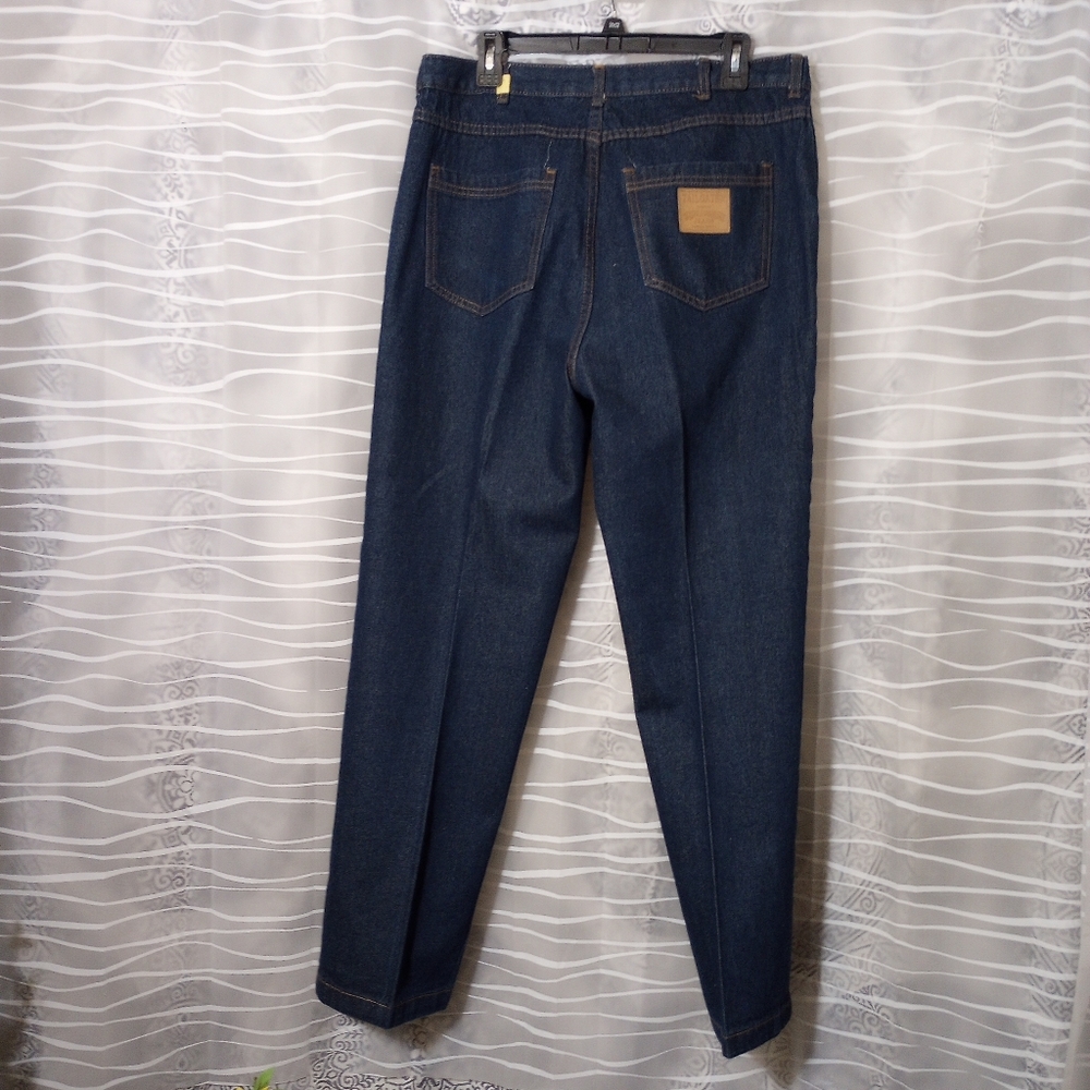 Haband Tailgater Fit Forever Men's Relaxed Jeans Dark Blue Size 36L